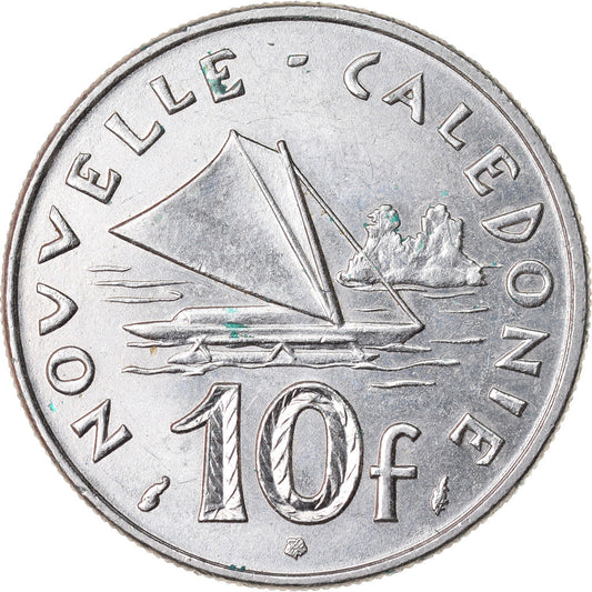 Moneda de Nueva Caledonia, 10 francos