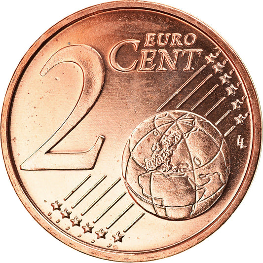 ALEMANIA - REPÚBLICA BUNDES, 

2 céntimos de euro, 

2016