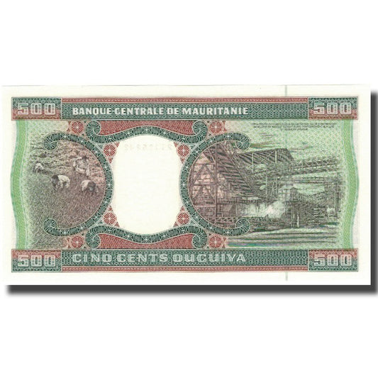 Mauritania, 
  
  500 Uguiya, 
  
  28 de noviembre de 1999
