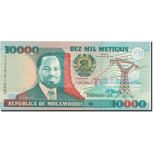 billete de banco, 
  
  Mozambique, 
  
  10