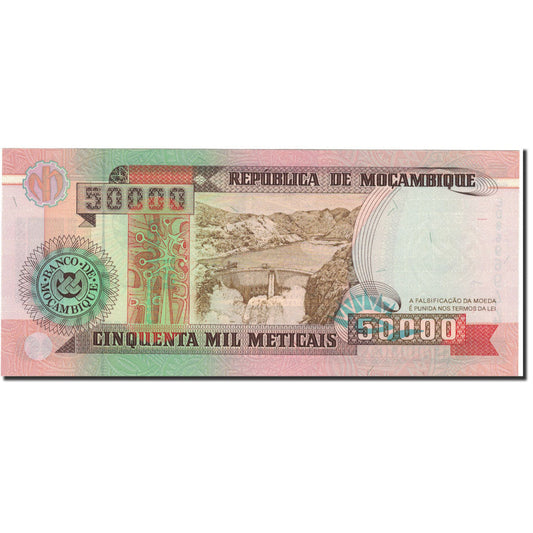 billete de banco, 
  
  Mozambique, 
  
  50
