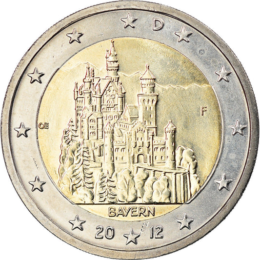 ALEMANIA - BUNDESREPUBLIK, 
  
  2 euros, 
  
  Neuschwanstein