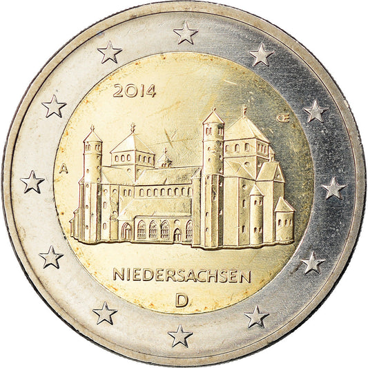 ALEMANIA - BUNDESREPUBLIK, 
  
  2 euros, 
  
  Baja Sajonia